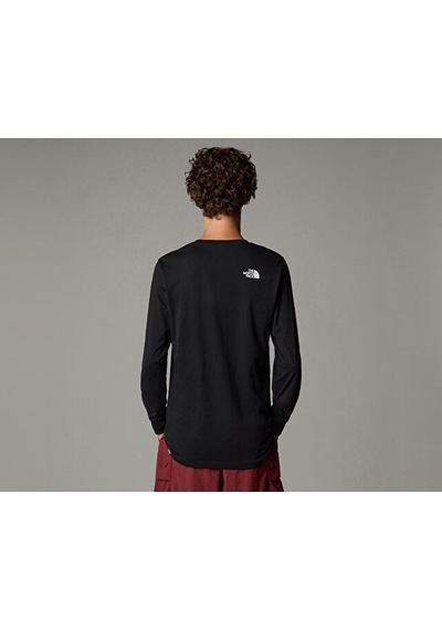 The North Face M L/s Fine Tee Erkek Outdoor Tişörtü Nf0a8a6pjk31 Siyah SIYAH Siyah