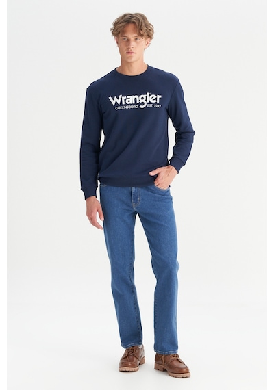 Texas Pamuklu Straight Fit Cepli Esnek Jean Kot Denim Pantolon Wrangler Mavi