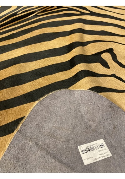 Hakiki Deri Dana Postu Kahve Zebra Baskılı 200 X 215 Cm - 2261101000011