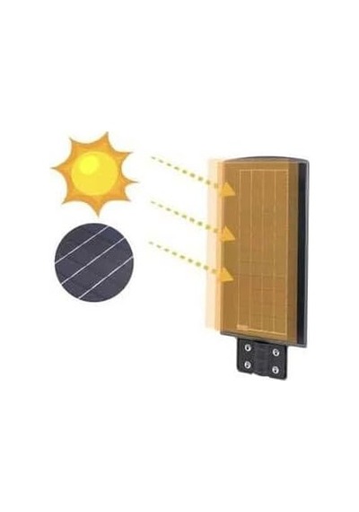 Cata Ct-4692 Solar Güneş Enerjili Uzaktan Kumandalı Bahçe Sokak Aydınlatma Lambası 6400k 180w