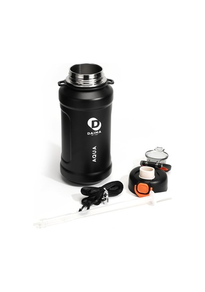 Daima Aqua Termos Siyah 1000 Ml
