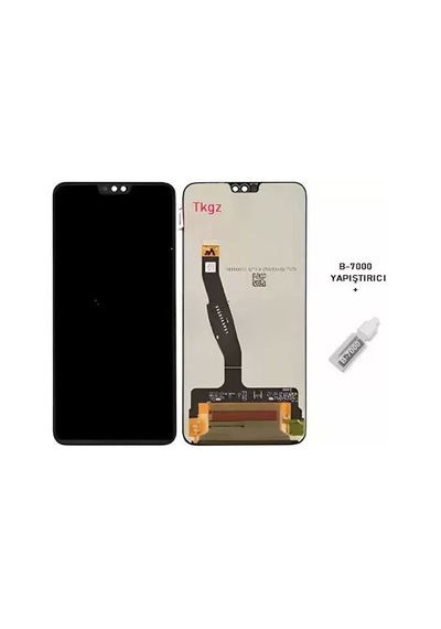Tkgz - Honor 8x İle Uyumlu Lcd Ekran Dokunmatik Servıce Pack Lcd + B-7000