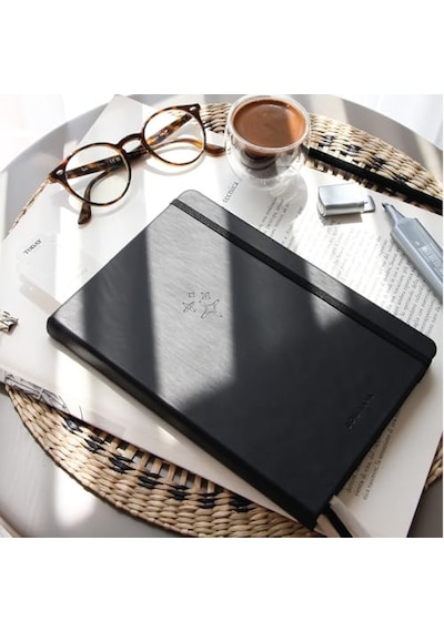 A5 Bullet Journal Noktalı Defter 140 Gr. 80 Yaprak Deep Charcoal Genel