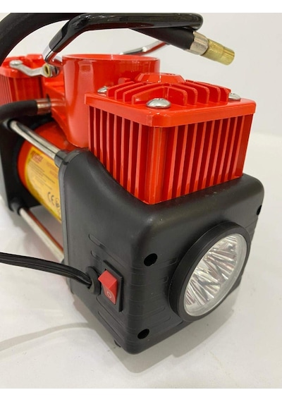 Rico Fy-002c-1 Çift Silindirli Metal Mini Hava Kompresörü 12 Volt