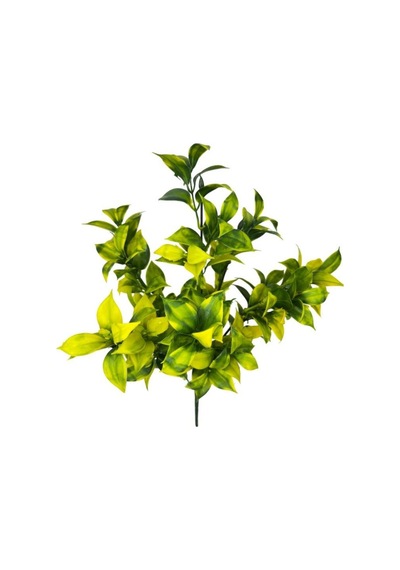 Yapay Çiçek Sarı Yeşil Limon Yaprağı Demet Şimşir Demeti Garnitür Aradal Dekoratif Yapay Bitki Sarı