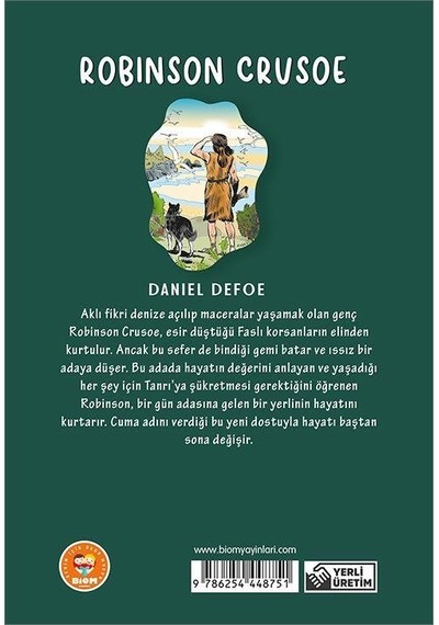 Robinson Crusoe - Daniel Defoe - Biom (Çocuk Klasikleri)