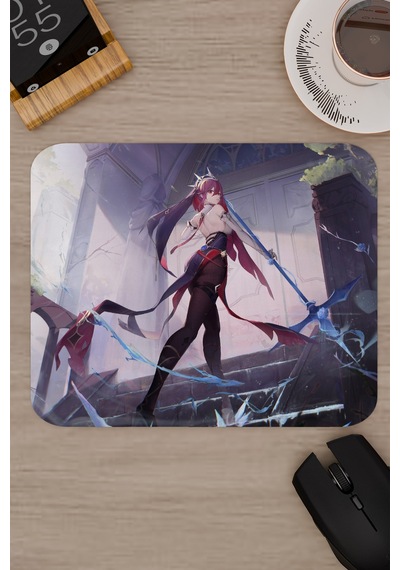 Rosaria Genshin Impact Anime Oyuncu V2 - 22x18 Gaming Mouse Pad Fare Altlığı