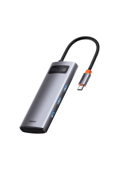 Baseus Metal Gleam 5in1 Multifonksiyonel Hub Dock Station