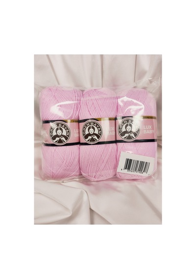 Lux Baby Bebe Pembe El Örgü İpi Art No:3010 - Nm:3.4 - 100gr. 340mt. 3 Adet - Renk: 093