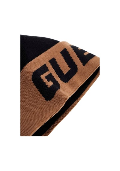 Guess Am9582pol01 Vezzola Erkek Bere Siyah - Kahverengi