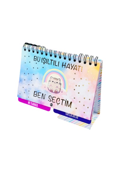 Bu Işıltılı Hayatı Ben Seçtim Papatya Tasarımlı Konuşan Planner 1227 Renkli