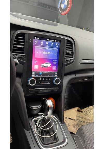 Renault Megane 4 Tesla 2018-2021 Uyumlu Multimedya Navigasyon Usb Kamera Carplayer 4 Ram