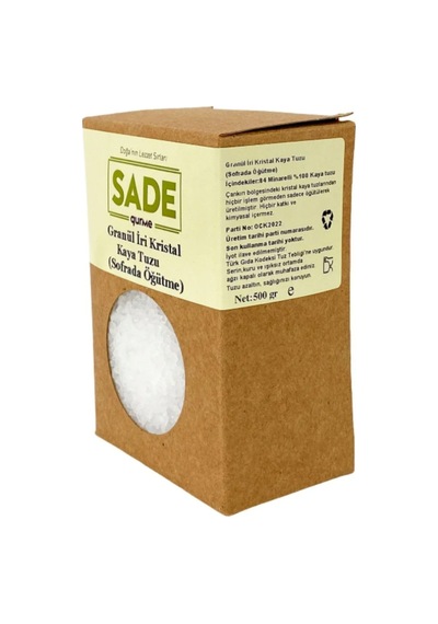 Sade Granül Kristal Kaya Tuzu 500 Gr
