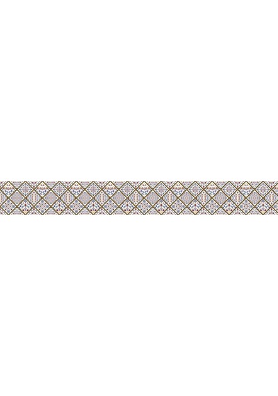 Mutfak Tezgah Arası Folyo Fayans Kaplama Folyosu Ottoman Motif