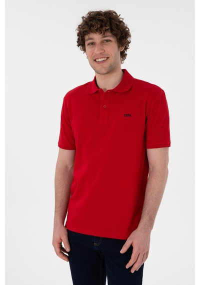U.S. Polo Assn. Erkek Regular Fit Polo Yaka Kırmızı Basic Tişört 50306007-VR030 U.S. Polo Assn. Erkek Regular Fit Polo Yaka Kırmızı Basic Tişört 50306007-VR030