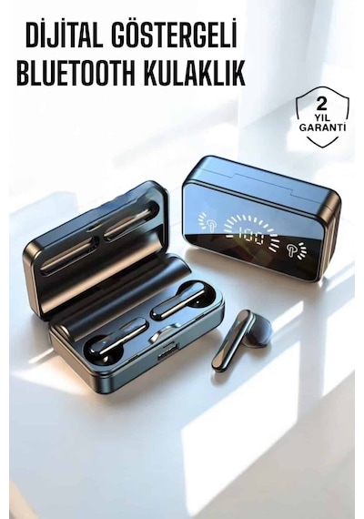 Telefon - 174 - Standlı Bluetooth Kulaklık Aynalı Yüksek - Muratech - Ses Kaliteli