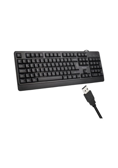 Spk6247b Usb 1.2 Metre Kablolu Klasik Siyah Numpadli Türkçe Q Klavye