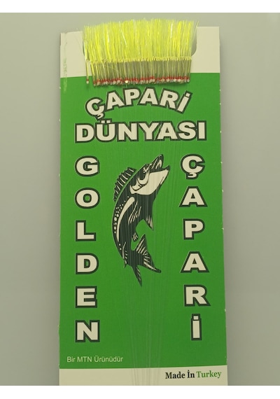 Golden 50 İğneli İstavrit Kösteği 12 No Beyaz İğne -0,10 Mm -0,12 Mm Köstek Yeşil-fosfor