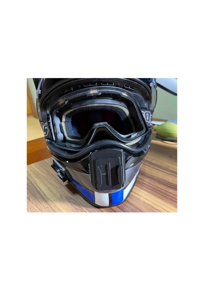 Shoei Hornet Adv Uyumlu Aksiyon Kamera Aparatı - Kask Çene Bağlantı Aparatı Siyah
