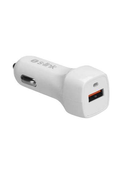 S-link Swapp Sw-qac42b Qualcomm 3.0 Beyaz Araç Şarj Cihazı