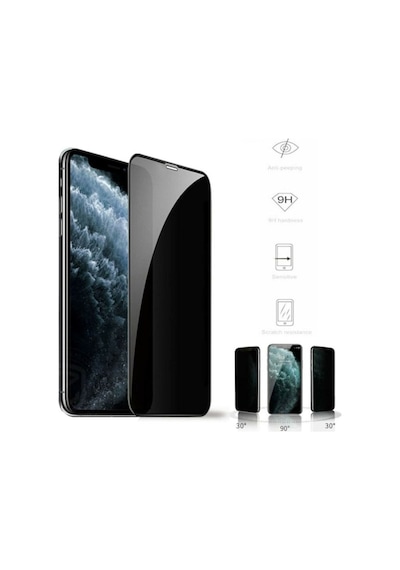 Apple Uyumlu   iPhone 13 Pro Max Gizli Hayalet 5D Cam Ekran Koruyucu