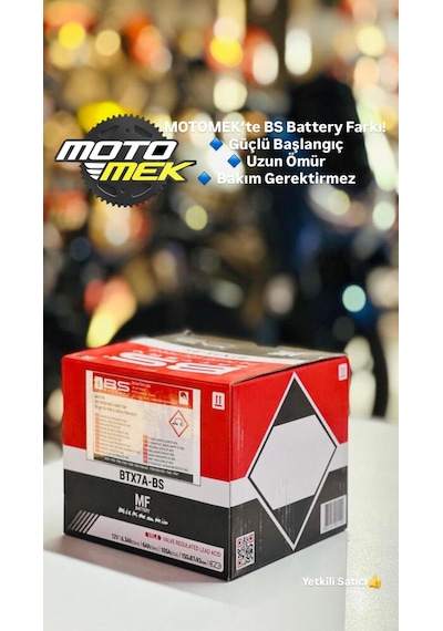 Sym Symphony St 200 Euro5 Symphony St 200i Uyumlu Bs Battery Btx7a-bs Motosiklet Aküsü Ytx7a