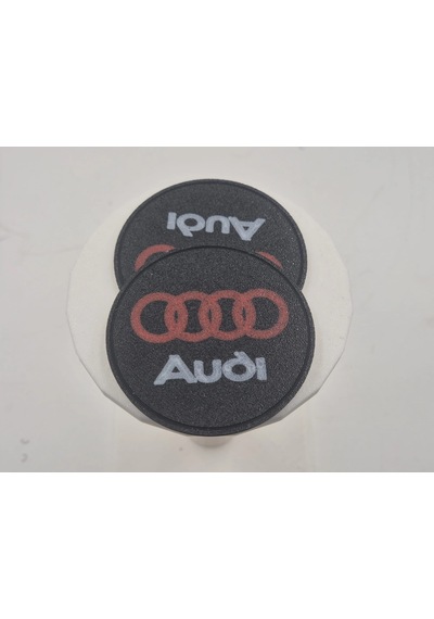 Audi Araç Bardaklık Altlığı , Audi Şişe Ve Bardak Altlığı, Audi Logolu Oto Bardaklık Altlığı
