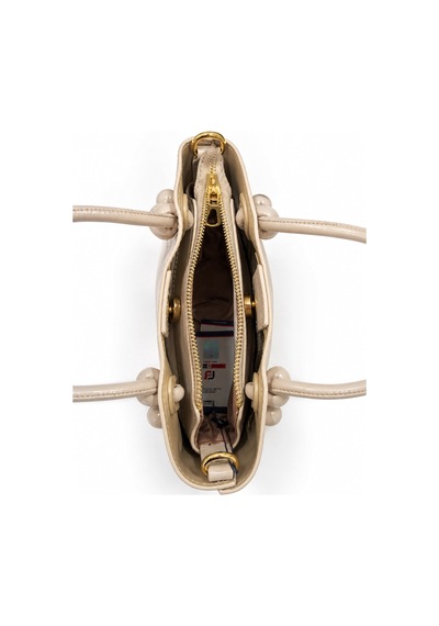 Just Polo Elite İthal Kadın Vizon Mini El Ve Omuz Çantası Gold Detaylı Ebatlar Eni 21 Cm Boyu 14 Cm Kum