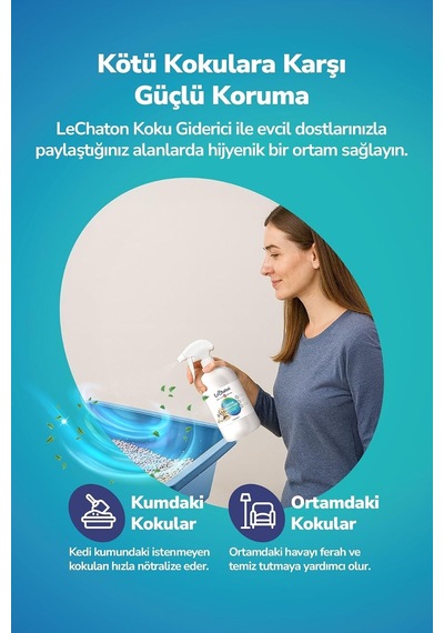Tr Kedi Kumu Ve Tuvaleti Koku Giderici Sprey, İdrar Ve Çiş Spreyi, Kokusuz Tuvalet İçin, 250 Ml