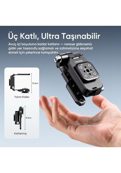 Ulanzi Xj01 Uka Universal Foldable Camera Cage Katlanabilir Kamera Kafesi - C116