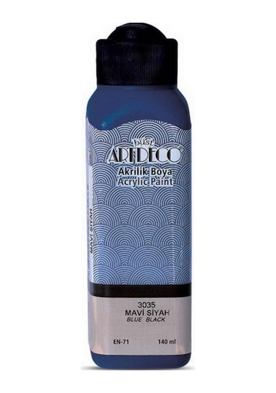 Artdeco Akrilik Boya 140 Ml Mavi Siyah 070R-3035