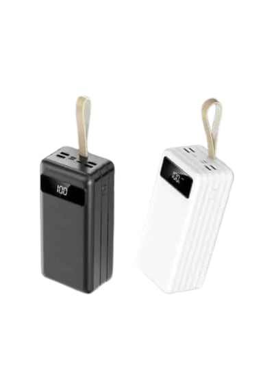 Tek Hızlı Şarj 4 Çıkışlı Powerbank 60.000 Mah Taşınabilir Dijital Göstergeli Najmaddin