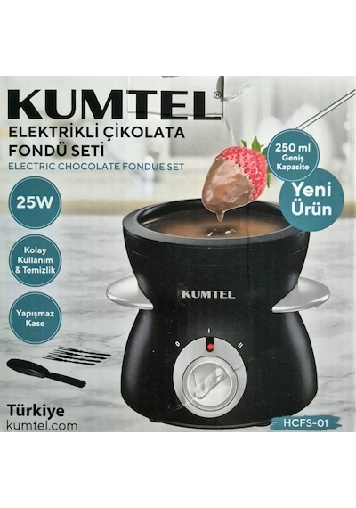 Kumtel HCFS-01 Elektrikli Çikolata Fondü Seti