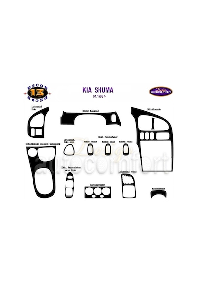 Kia Shuma Konsol/Maun Kaplama 1998+ 13.Prç (521794429)