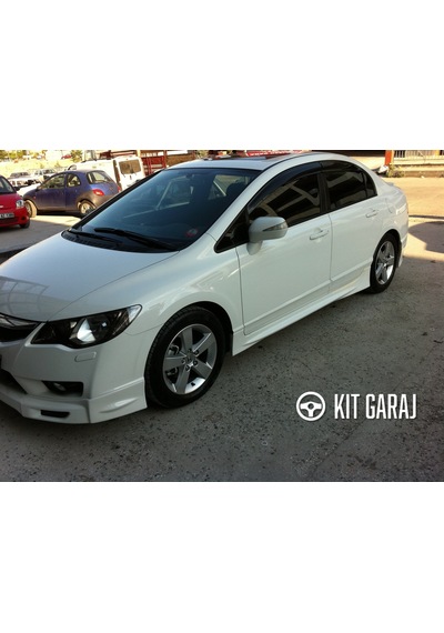 Kit Garaj Honda Civic Yan Marşpiyel Plastik Boyasız