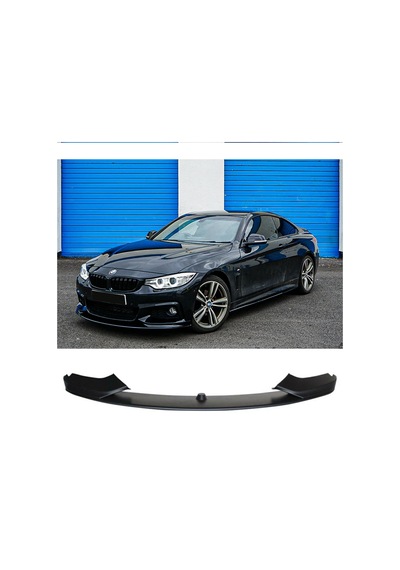 Bmw F32 M Technic Ön Lip Parlak Siyah Plastik Ön Ek Karlık 2014 Ve Üzeri Karlık+bodykit+ek