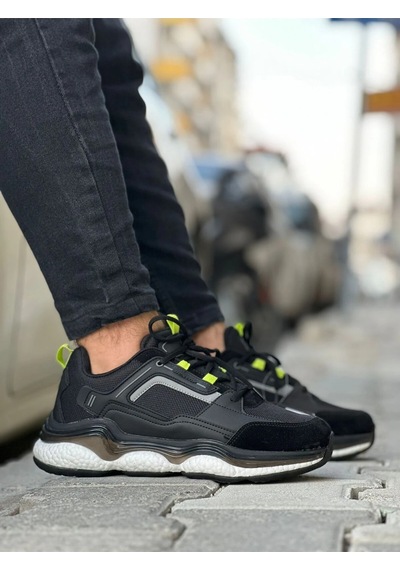 Dunlop Dnp-2469 Siyah Yeşil Erkek Spor Ayakkabı