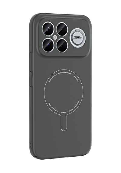 Maks Technology Poco F8 Ultra Kılıf M-safe Şarj Özellikli Kamera Korumalı Mkst Elio Sert Pc Kapak - Siyah