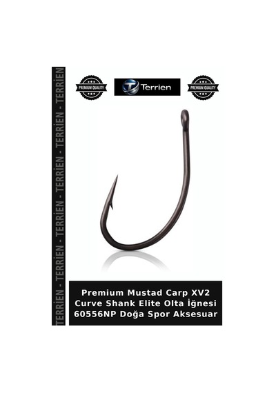Premium Mustad Carp Xv2 Curve Shank Elite Olta İğnesi 60556np Doğa Spor Aksesuar No:4 - 10lu