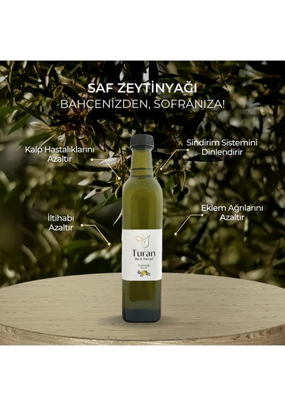 Turan Bal ve Yöresel Saf Zeytinyağı 1 L