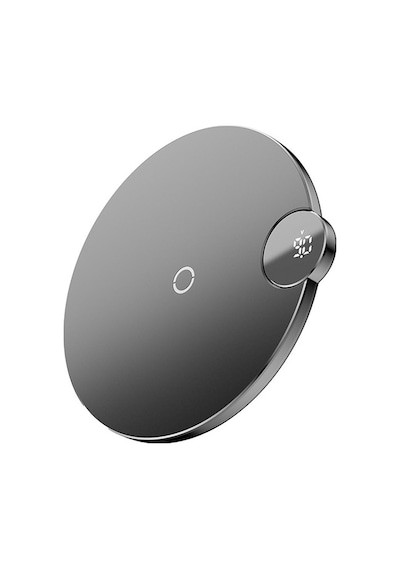 Baseus Dijital Led Ekran Kablosuz Wireless Şarj Cihazı Siyah