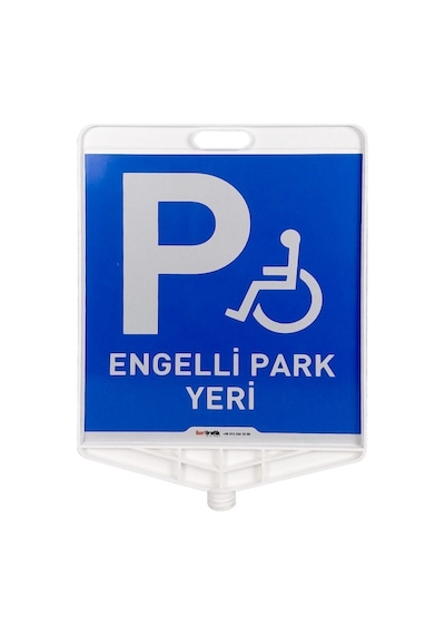 Engelli Park Yeri Çift Taraf Baskı Klasik Kedi Gözlü Ağırlıklı Ko
