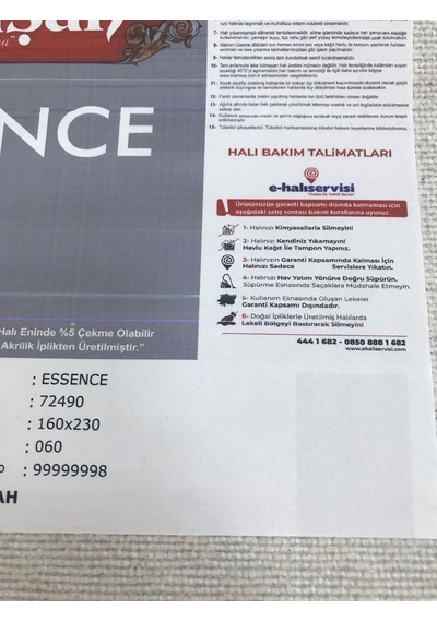 Padişah Halı Essence 72490 060 Serisi Akrilik Salon Oturma Yatak Odası Halısı Krem