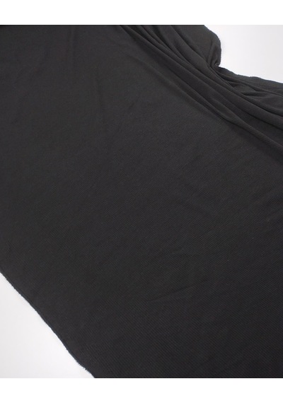 Siyah Kaşkorse Örme Kumaş Esnek Yumuşak Bodylik & Bluzluk En: 100cm-11720