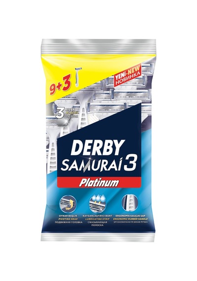 Derby Samurai 3 Platinum 9+3 Poşet 5 Adet