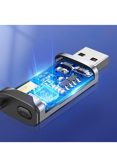 Araba Ses Sistemi İçin Usb - 3,5 Mm Jack İle Bluetooth Adaptörü, Sbc/aac Kod Çözme, Dayanıklı Aux Alıcısı Destekler