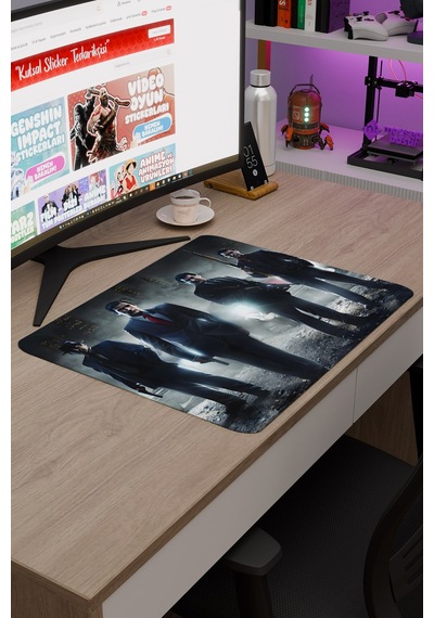 Mafia Kaymaz Dikişli Kauçuk Oyuncu Mousepad V5 - 48x40 Xl Gaming Mouse Pad Fare Altlığı
