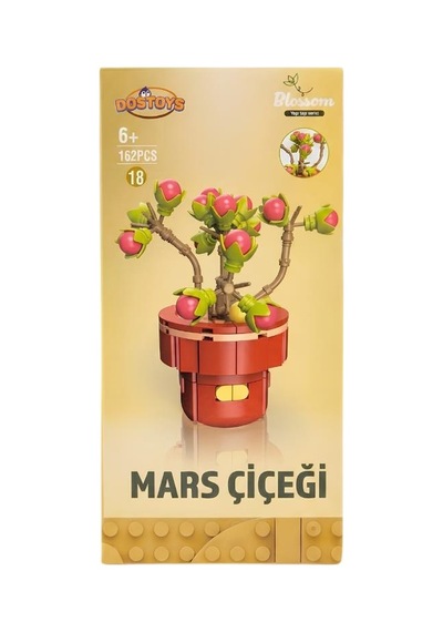 Dostoys Yapı Taşı Serisi Çiçek Yapım Seti Mars Çiçeği 162 Parça