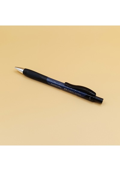 Faber-castell Autoclick Plus 0.7 Mm Uçlu Kalem Ergonomik Tutuşlu Lacivert
