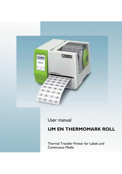 Phoenix Contact Thermomark Roll 5146477 Yazıcı